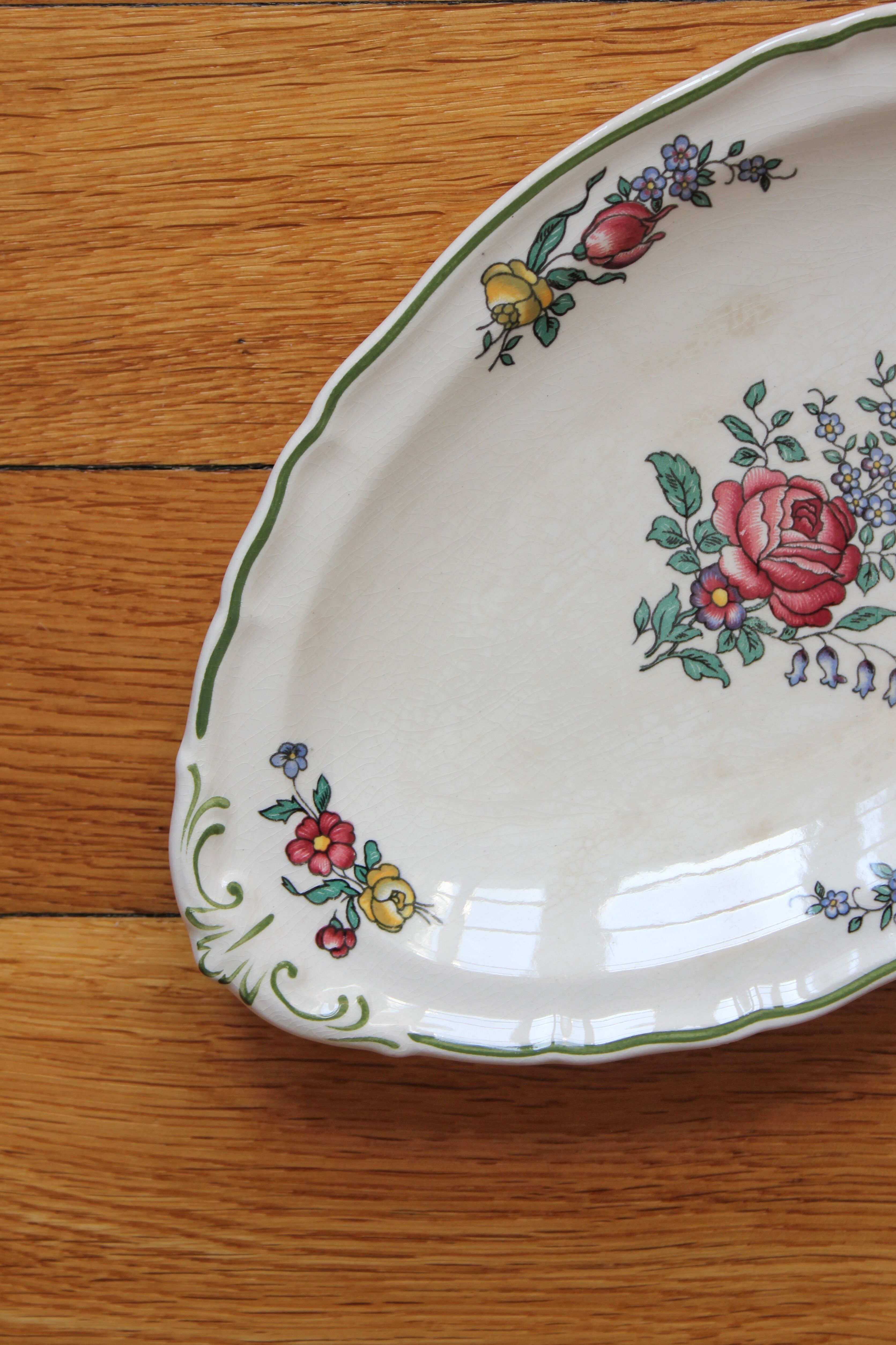 Vintage earthenware dish "Alt Strassburg" or "Old Strasbourg" Villeroy & Boch