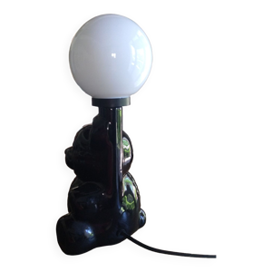 Lampe chevet ourson et - boule verre