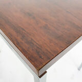 Rosewood and metal nesting tables, The Netherlands 1960's