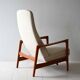Scandinavian teak armchair by Alf Svensson for DUX