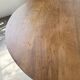 Round table 1950s constructivist walnut