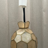 Vintage suspension in mother-of-pearl and brass