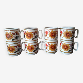 Coffee cups Porcelain Italy Tognana