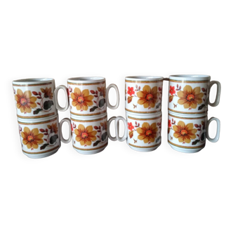 Coffee cups Porcelain Italy Tognana