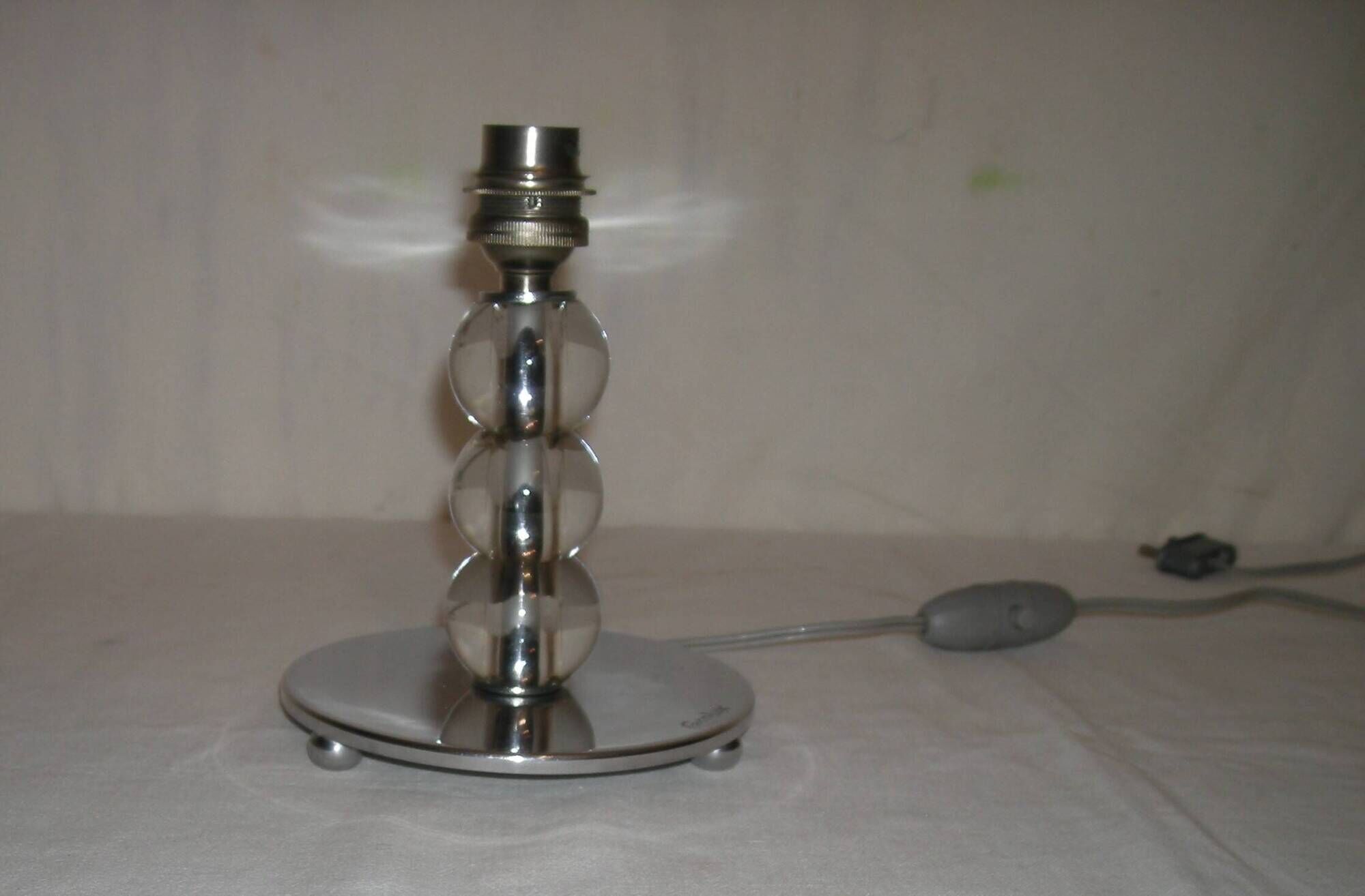 Tripod crystal ball lamp - Crista Lux - Art Deco from the 1930s