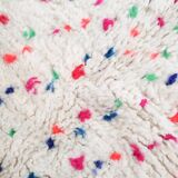 Moroccan Berber carpet Beni Ouarain with multicolored polka dots new