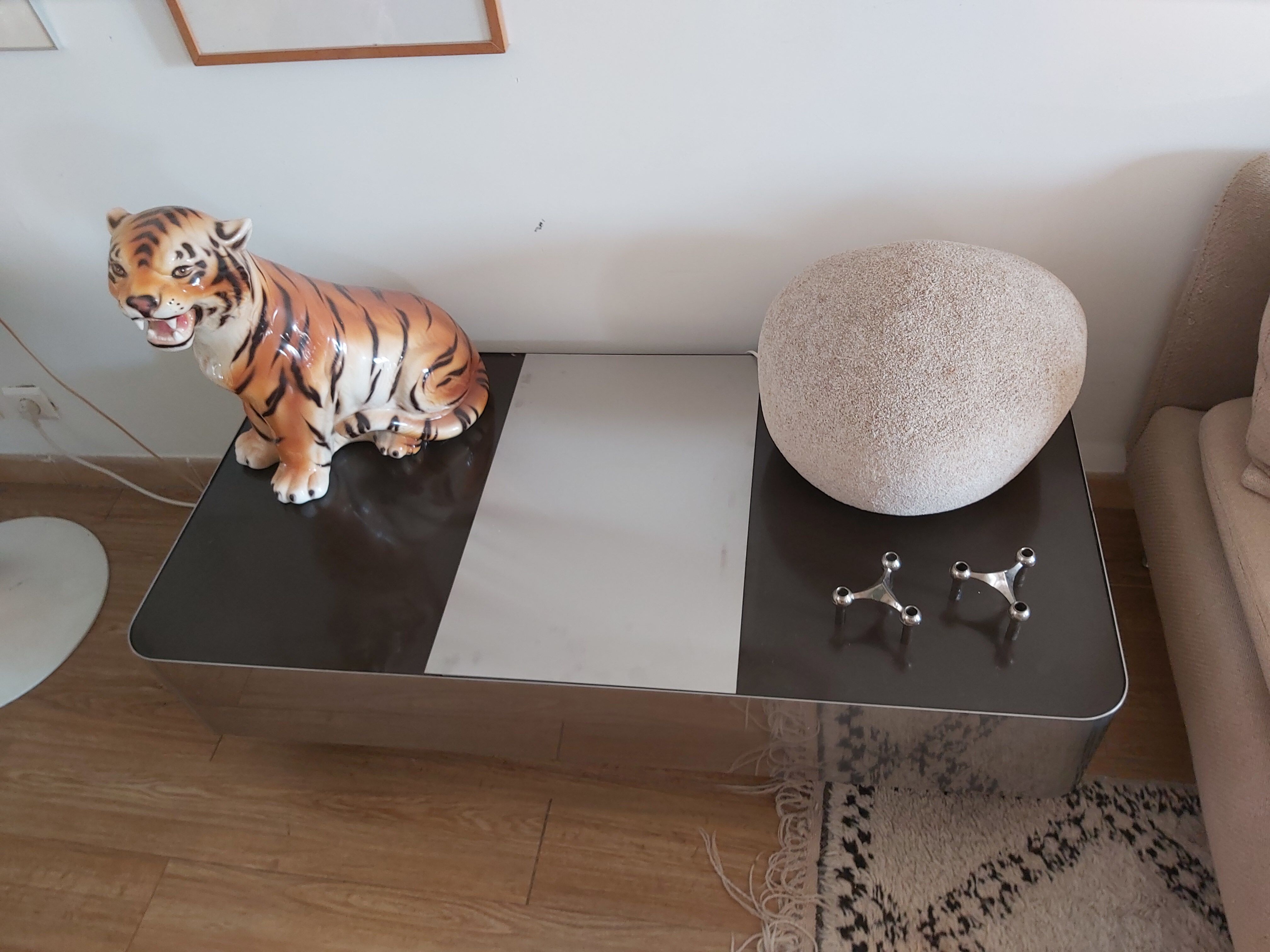 70s coffee table with built-in bar