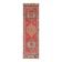 1970s Vintage Turkish Hand-Knotted Wool Cotton Pink Runner Rug