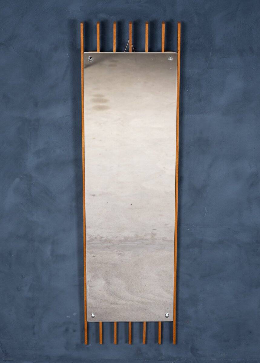 Mirror with Oak Frame, Denmark, 1960s