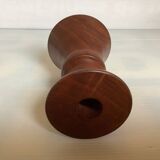 Wooden diabolo candle holder
