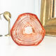 Art Deco geometric pink vase