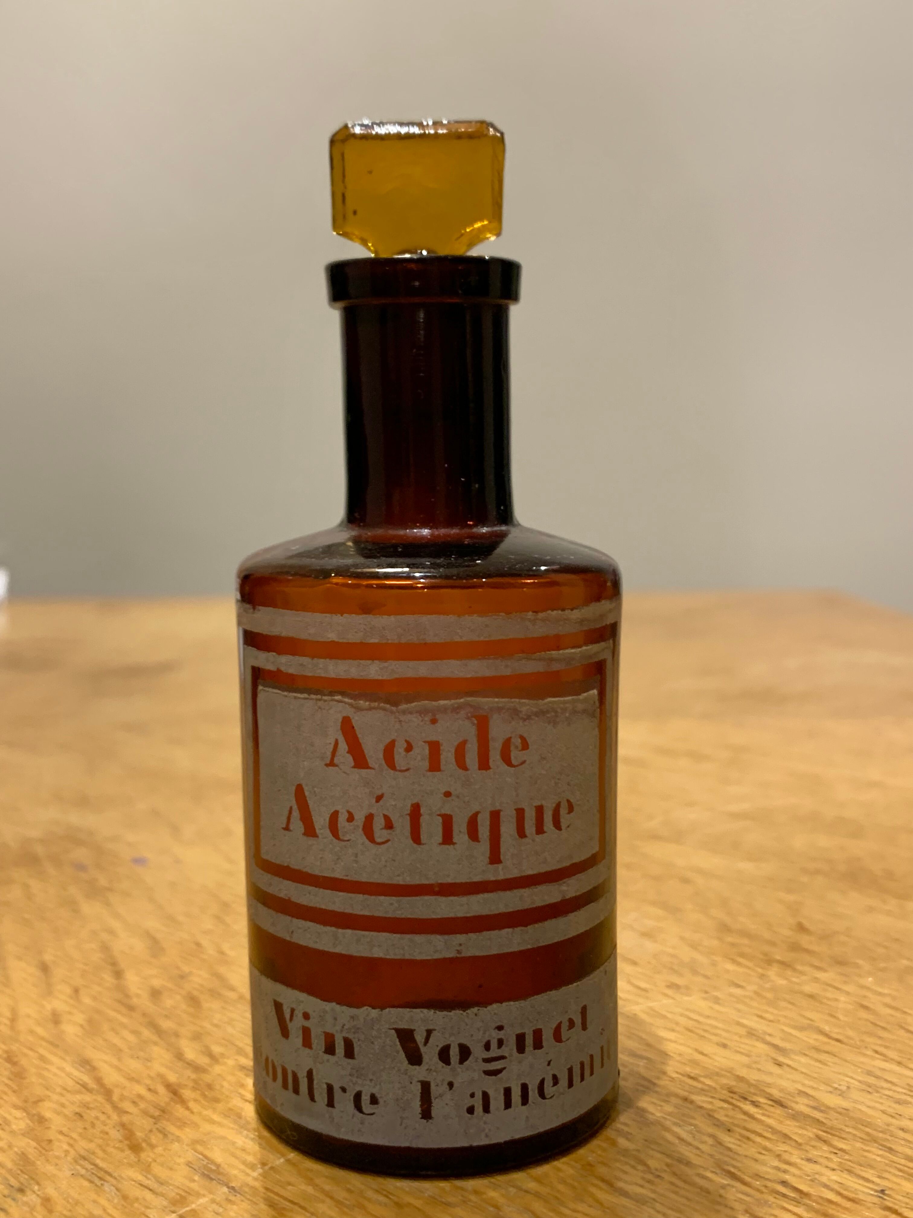 Old pharmacy bottle, apothecary vial