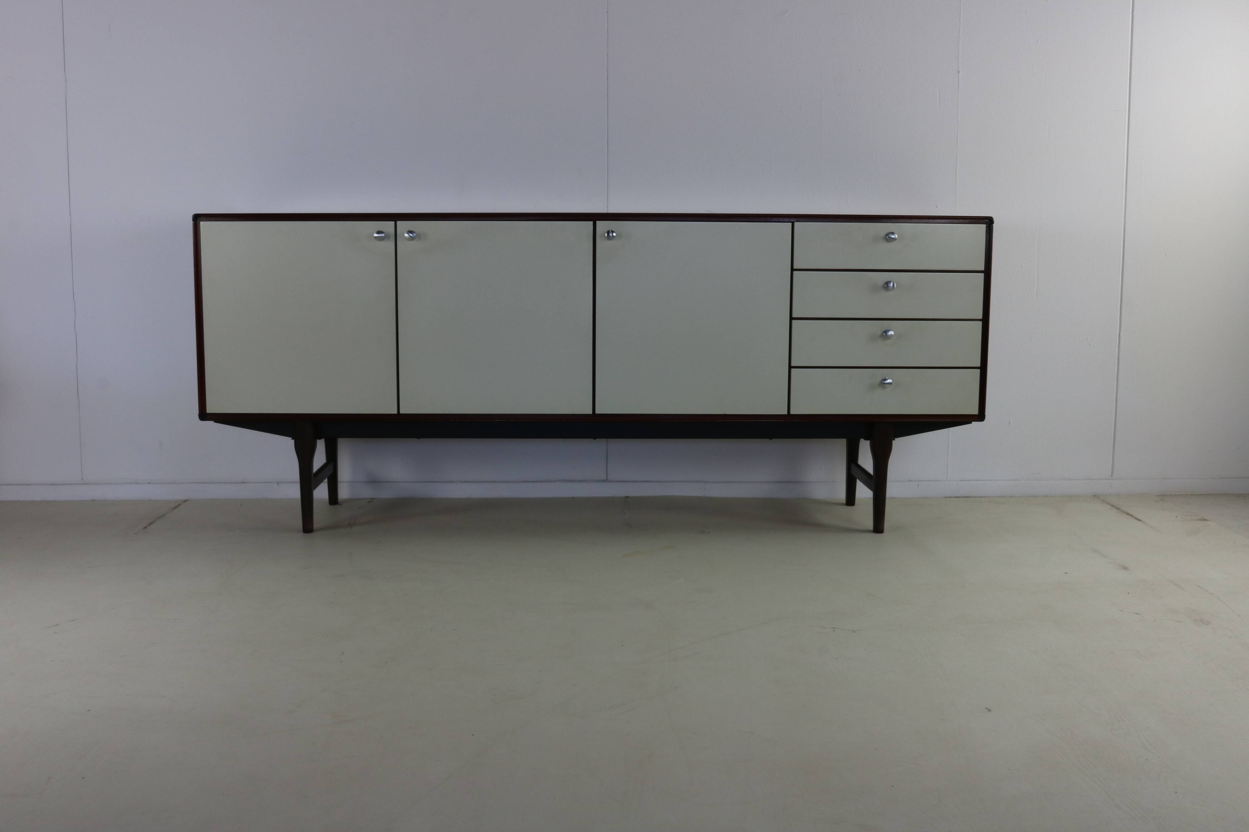 Sixties design rosewood sideboard for Fristho Franeker