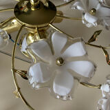 Ceiling chandelier with flowers
