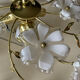 Ceiling chandelier with flowers