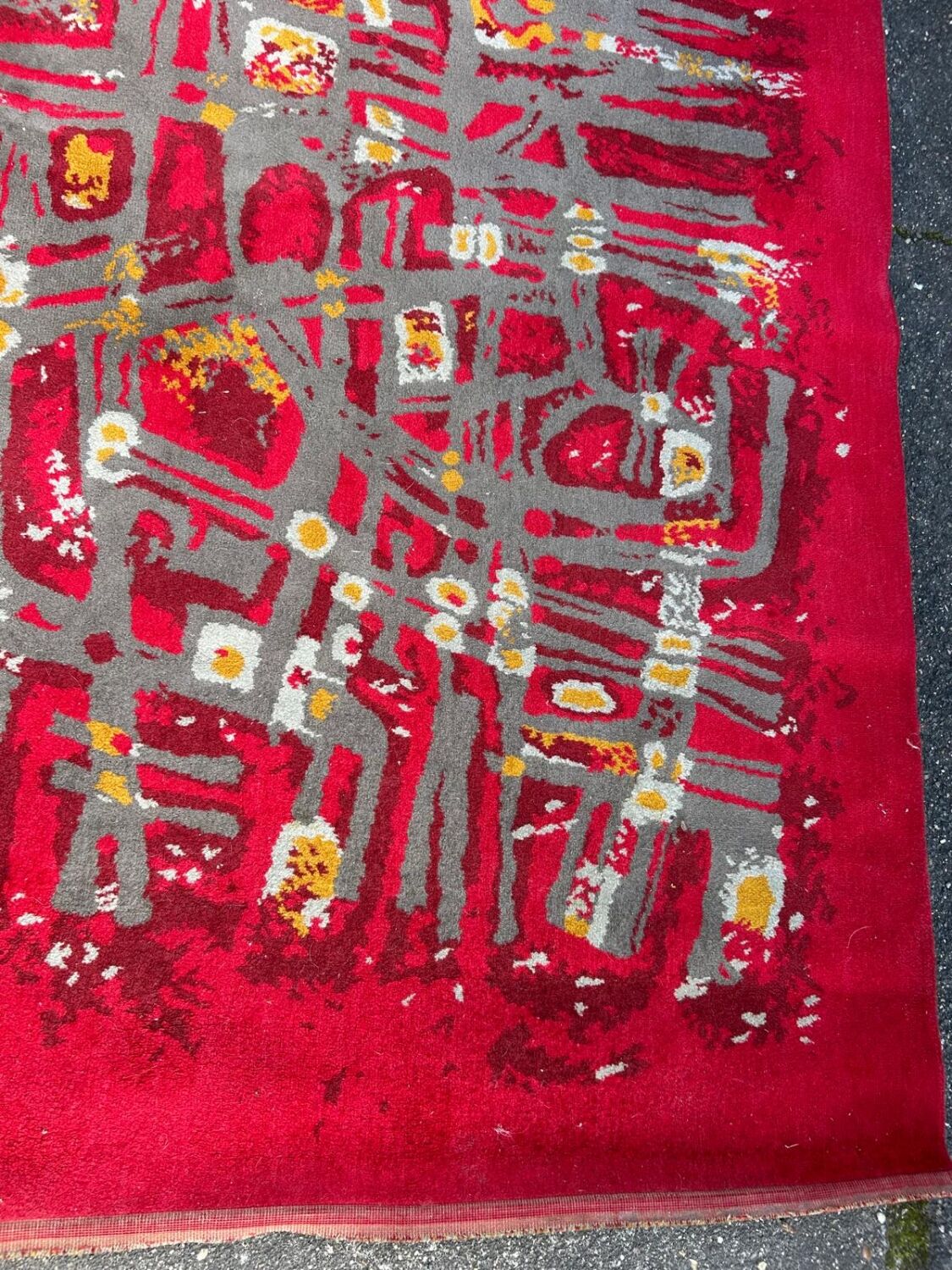 Robert WOGENSKY (1919-2019) rug from the 1970s, dimensions 3 x 2 m.