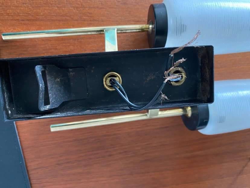 2 wall lights year 50-60