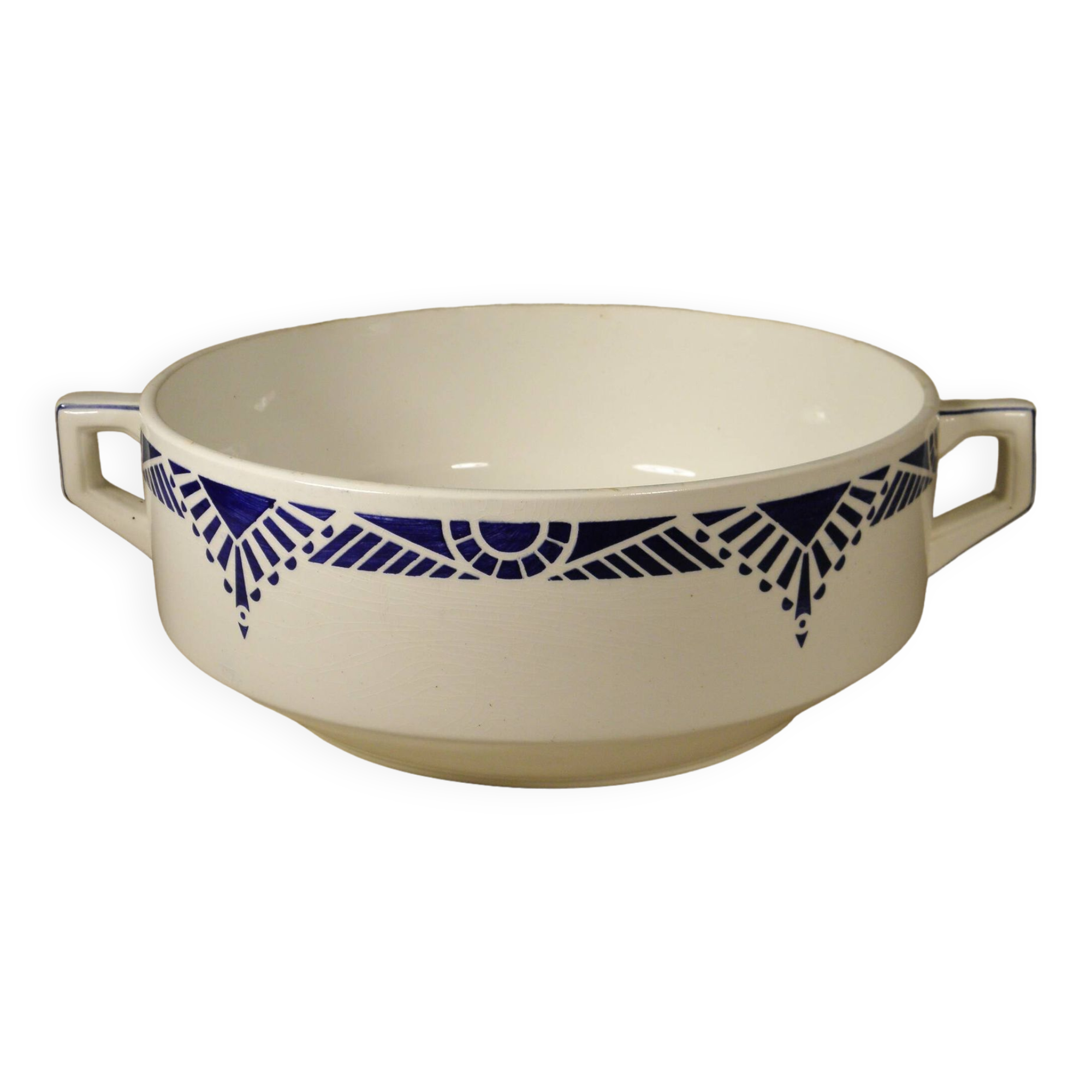 Art Deco bowl in Orchies earthenware