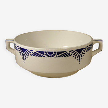 Art Deco bowl in Orchies earthenware