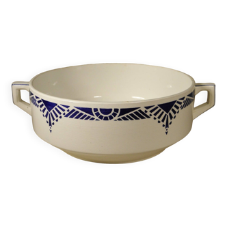 Art Deco bowl in Orchies earthenware