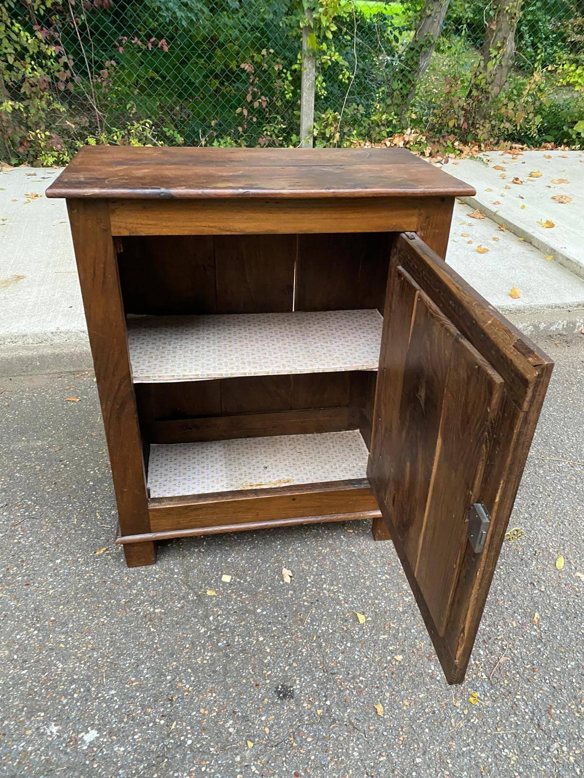 Commode d'art René Trofel en chêne massif du 19ème