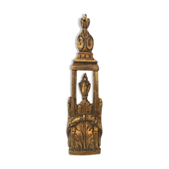 Antique gilded bronze wall decoration
