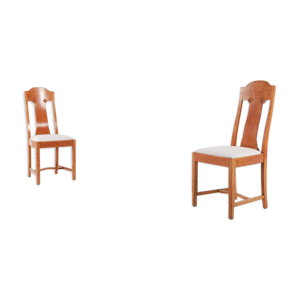Pair of chairs in bramble - wood