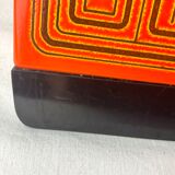 Vintage orange underplate 70s