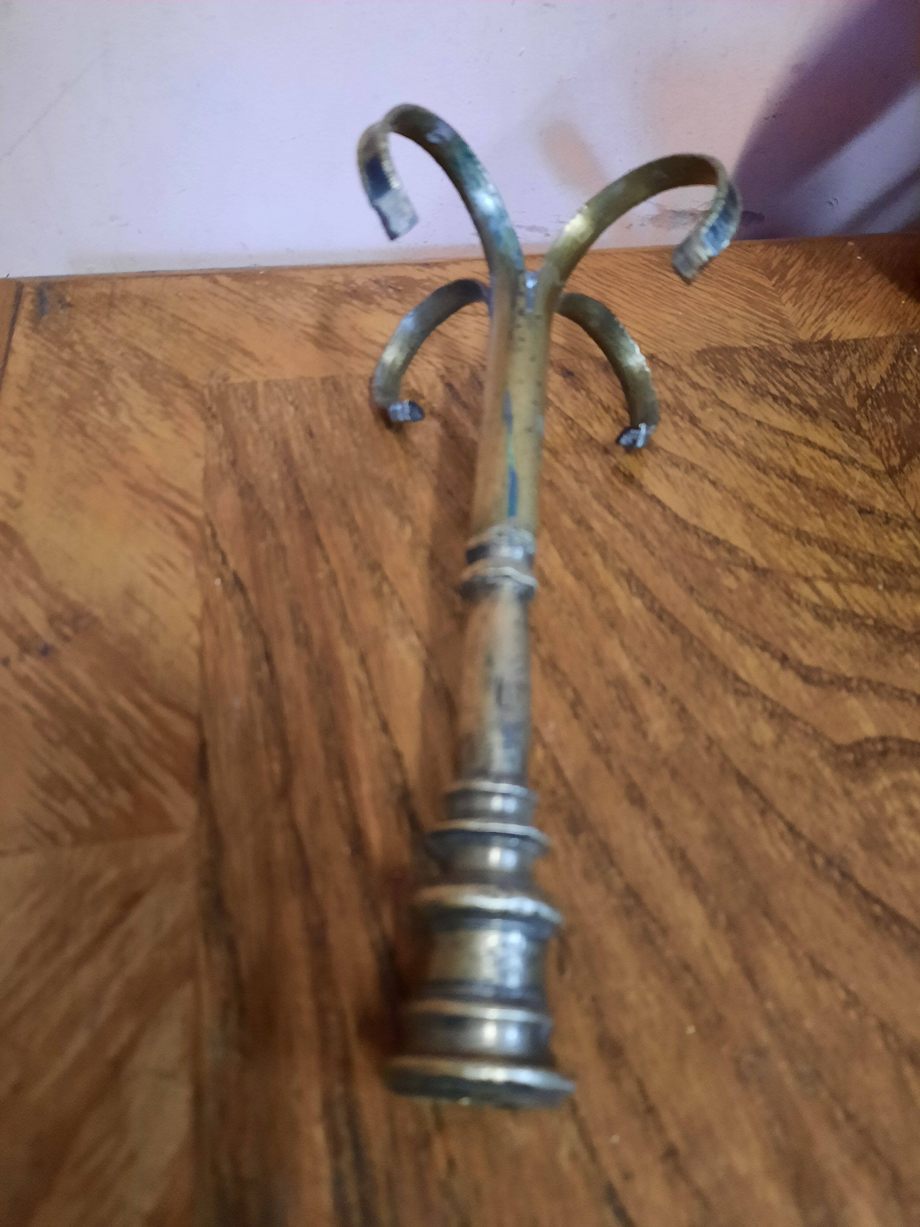 Brass candle holder