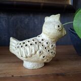 Zoomorphic ceramic flower vase