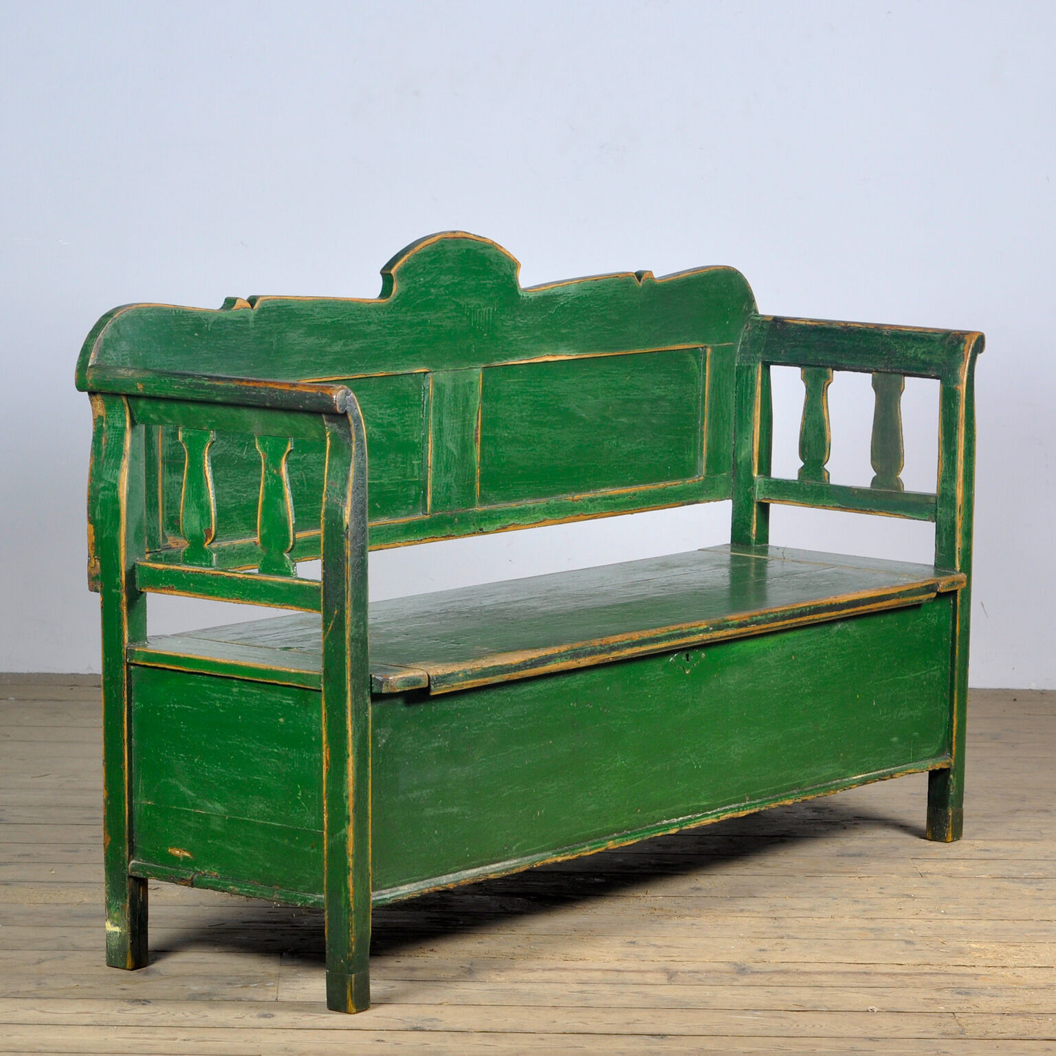 Antique Pine Bench, 1930s