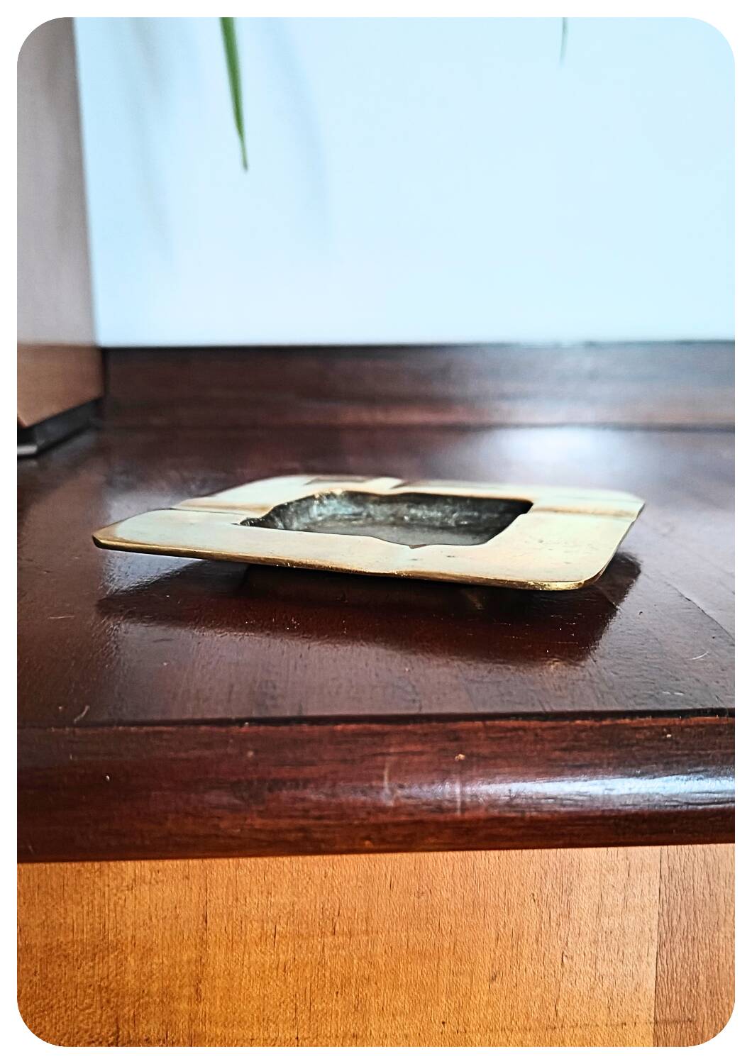 1970s Vintage Brass Copper Ashtray Germany