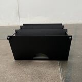 Postmodern Italian metal magazine rack, 1980s