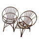 Vintage rattan armchairs