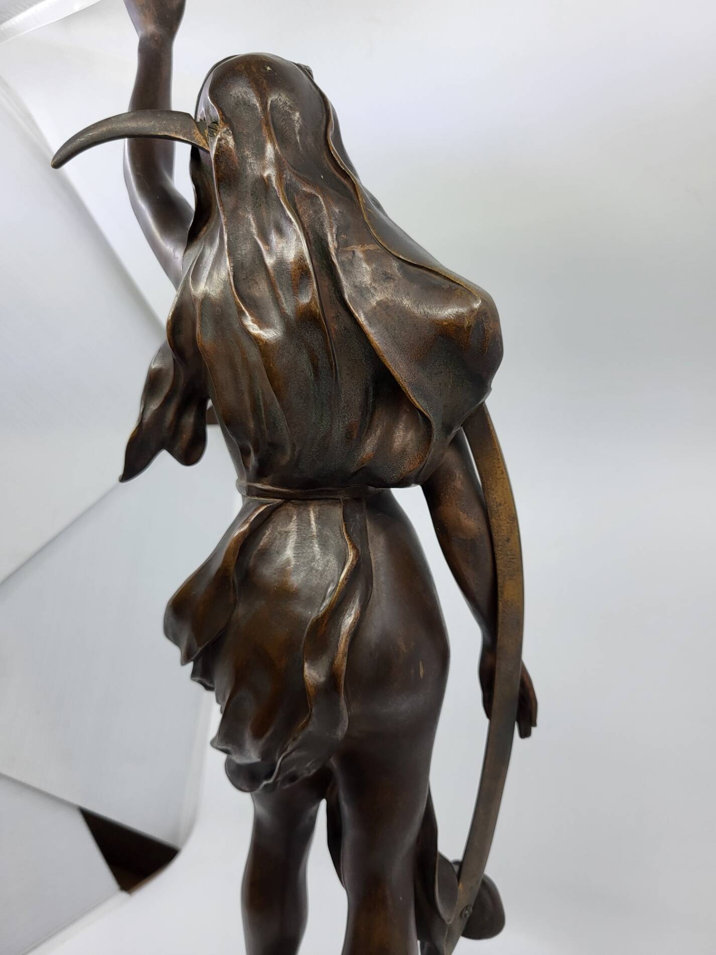 Bronze sculpture "The Shepherd's Star" by Henri Louis Levasseur 1880