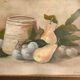 Nature morte vintage, signée Dihlmann, 1934