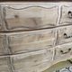 Antique solid oak chest of drawers – Louis XV style – 3 drawers