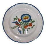 Assiette en faïence Peint à la main