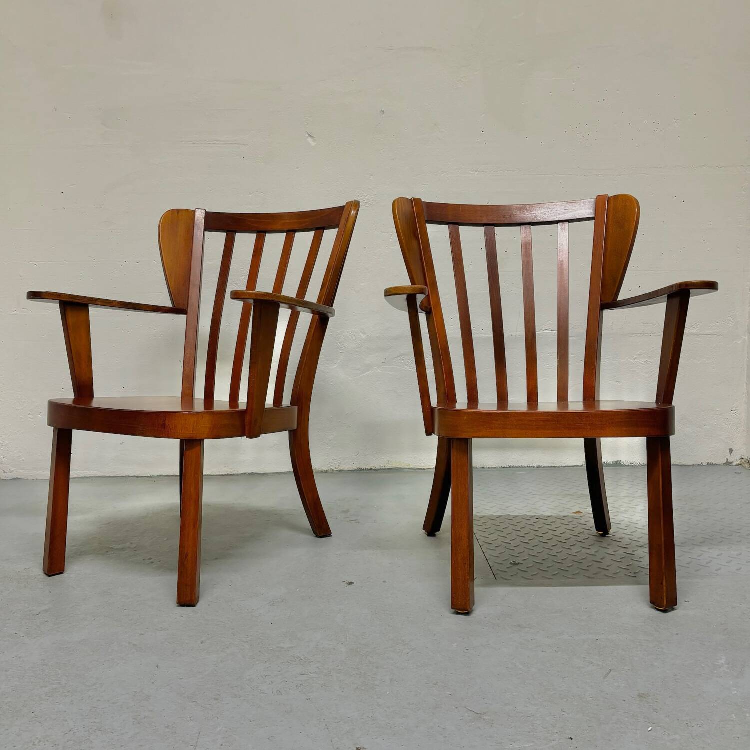 Mid-Century Armchairs by Fritz Hansen from the 40s