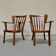 Mid-Century Armchairs by Fritz Hansen from the 40s