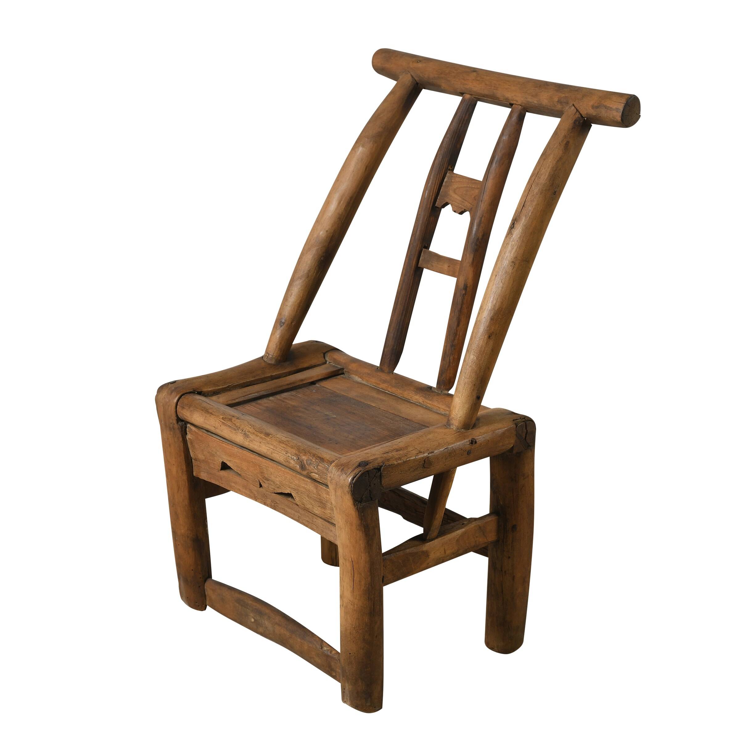 Haizi – Antique Chinese children's chair in willow no. 4