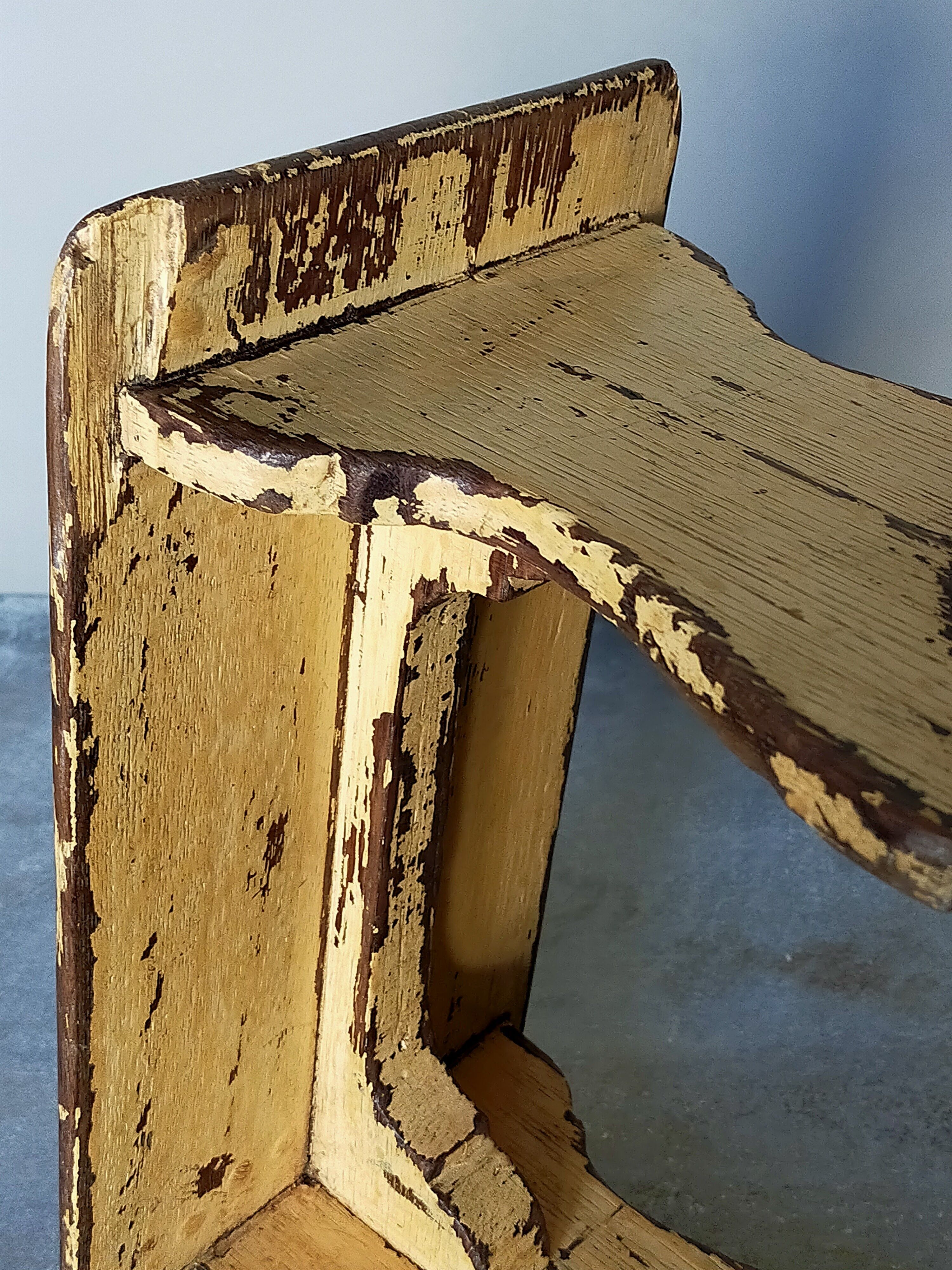 19th-century foot restings with old patina
