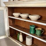 Patinated display case