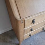 Antique English secretary display cabinet