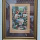 Original watercolour signed by Paul Delormoz (1895-1980) – Woman in the garden – In