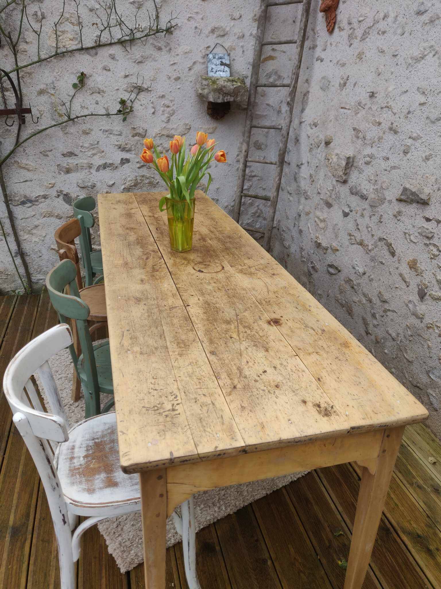 Old farm table