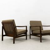 Mid Century Armchairs By Zenon Bączyk, 1960's, Set Of 2