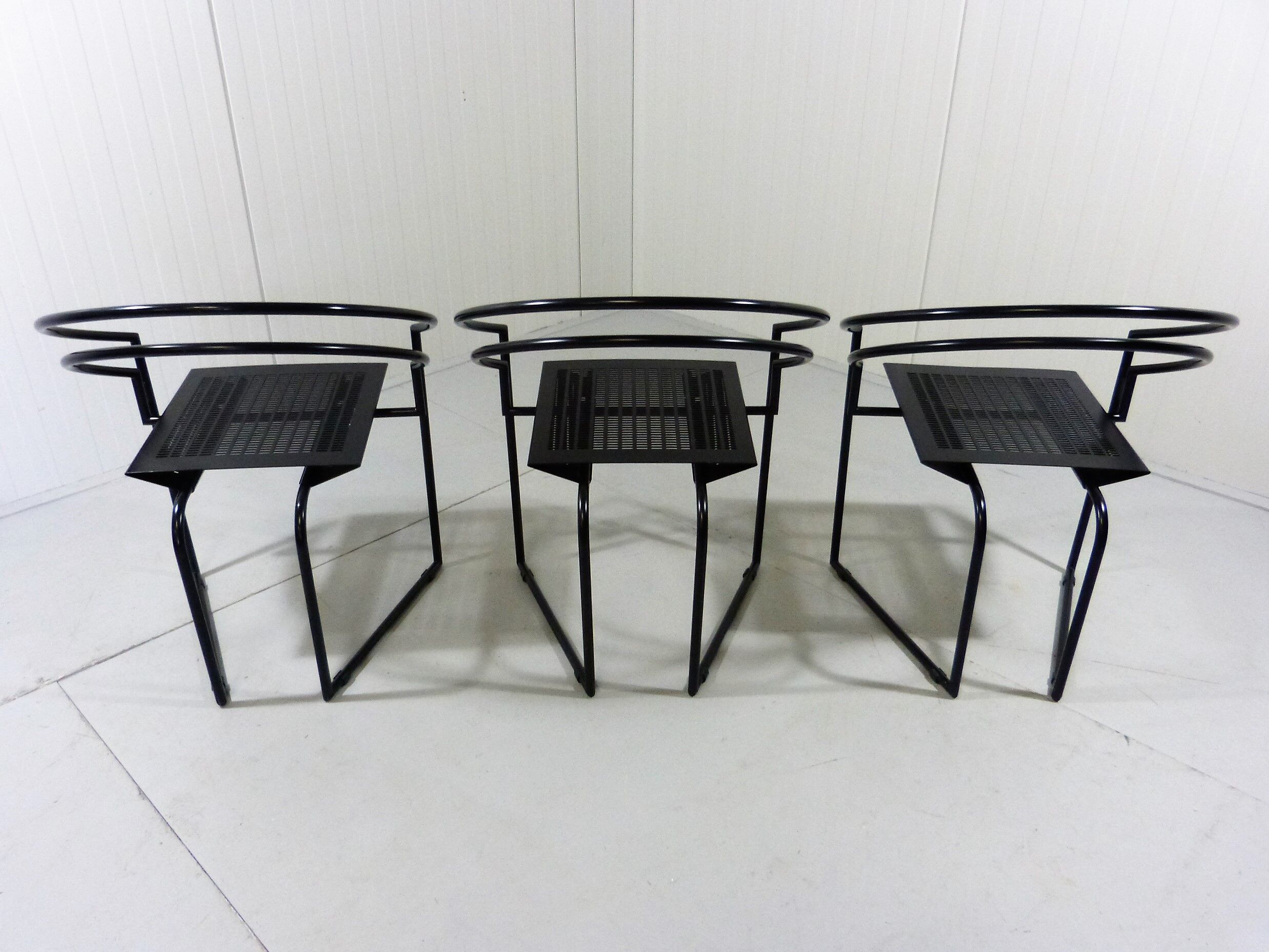 Set of 3 La Tonda chairs by Mario Botta for Alias, Italy 1987
