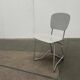 Stackable folding chair in space age style from the mid-century by Armin Wirth for Aluflex, 1960s, set of 3.