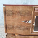 Art Deco sideboard in burr walnut